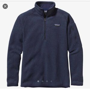 Patagonia 1/4 zip navy better jacket
